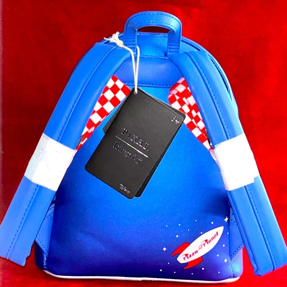 Loungefly Pixar Toy Story Pizza Planet Spaceport Entry Mini Backpack - Picture 3 of 5